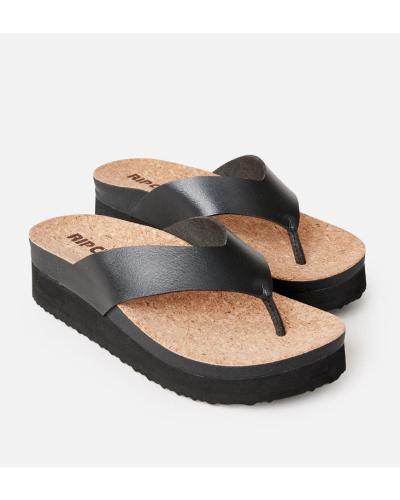 Tongs Plateforme Femme Rip Curl "Sandy Bloom Open Toe"