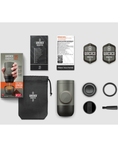 Machine Expresso Portable Café Moulu WACACO Minipresso GR2