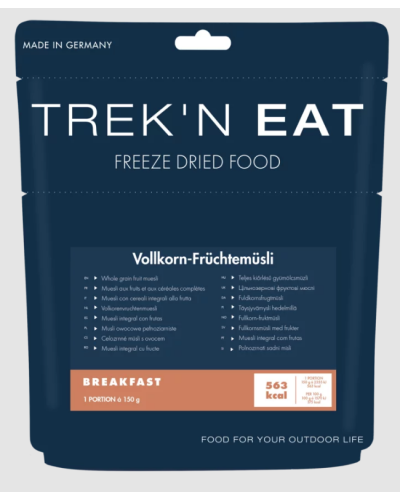 TREK’N EAT MUESLI BLÉ COMPLET & FRUITS LYOPHILISE