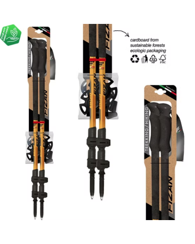 Fizan – Bâtons de randonnée ELBRUS (la paire)