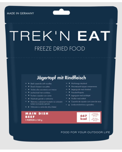 Trek'n Eat - Bœuf Chasseur aux Pates Lyophilisé
