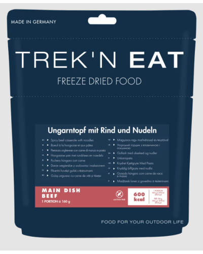 Trek'n Eat - Bœuf à la hongroise et aux pâtes Lyophilisé