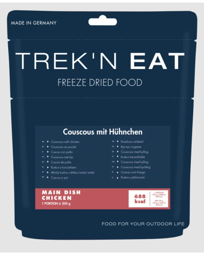 Trek'n Eat - Couscous au poulet et aux légumes Lyophilisé