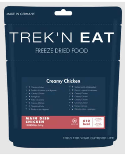 Trek'n Eat - Poulet à la crème, riz et légumes Lyophilisé