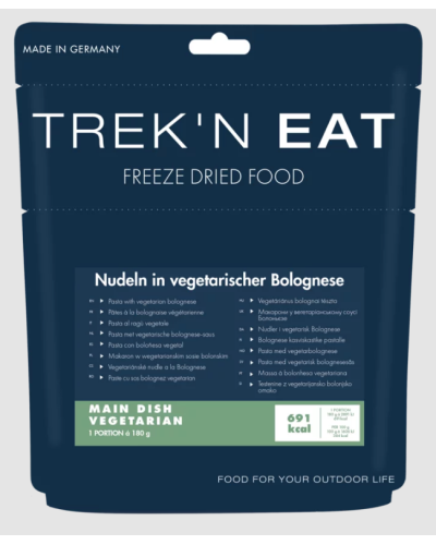 Trek'n Eat - Pâtes bolognaises végétariennes Lyophilisé
