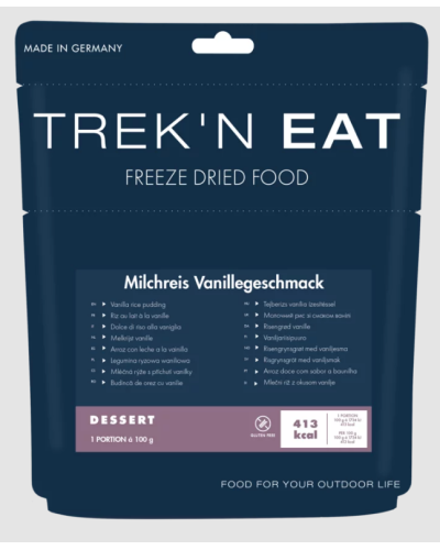 Trek'n Eat - Riz au lait à la vanille Lyophilisé