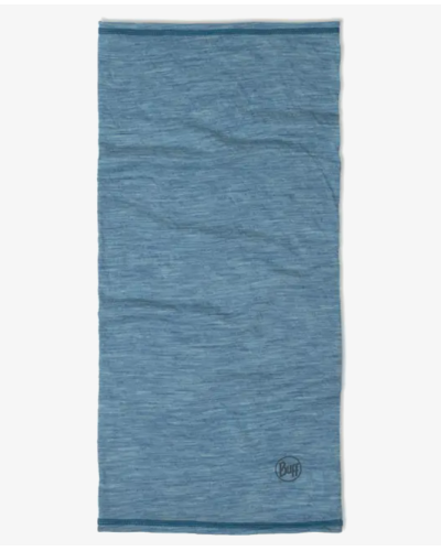 Tour de cou BUFF "Merino Lightweight Solid Lake Blue" 100% laine mérinos