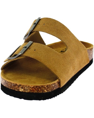 Sandales Cuir à 2 Brides Femme Elementerre Sandalma