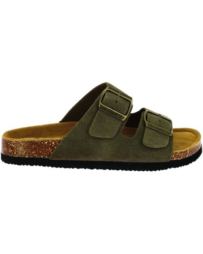 Sandales Cuir à 2 Brides Homme Elementerre Sandalma