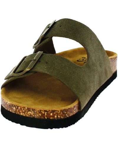 Sandales Cuir à 2 Brides Homme Elementerre Sandalma