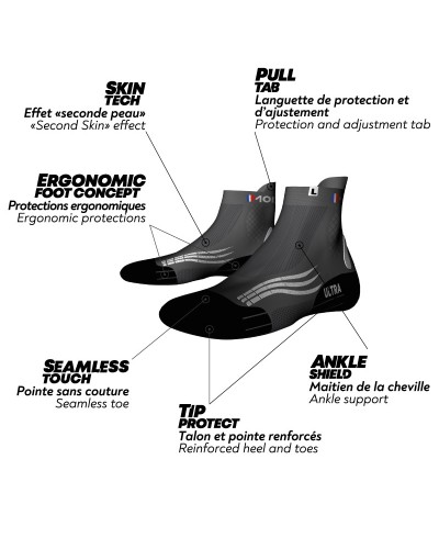 Chaussette de Trail / Running Monnet "Run Ultra 2"