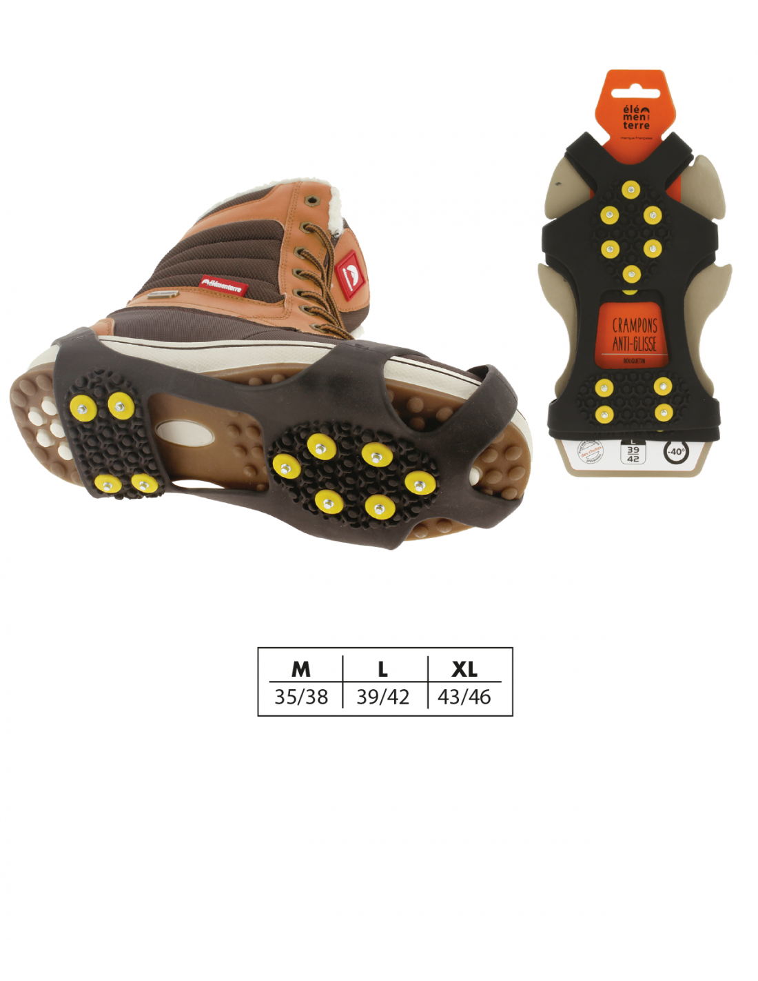 Crampons anti 2025 glisse