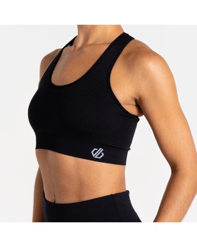 Brassière Fitness Femme Dare 2B "Don’t Sweat It II Bra" Noire
