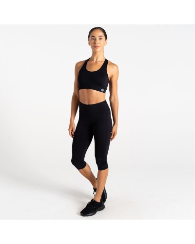 Brassière Fitness Femme Dare 2B "Don’t Sweat It II Bra" Noire
