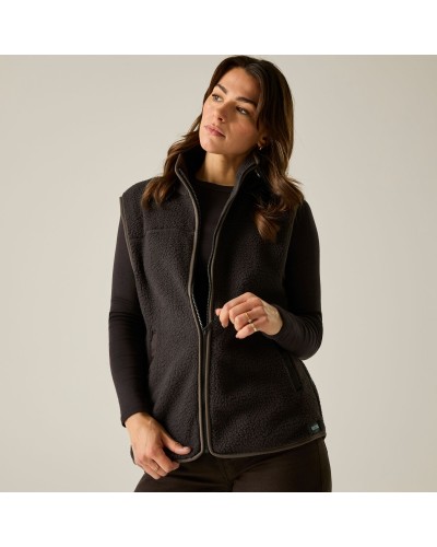 Veste Polaire Randonnée Sans Manches Femme Regatta "Womens Frankie Borg B/W"