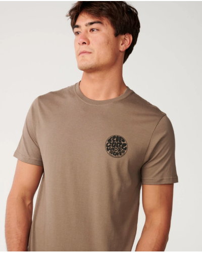 Tee Shirt Coton Homme Rip Curl "WETTIE ICON TEE"