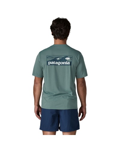 Tee Shirt Randonnée Homme Patagonia "M's Cap Cool Daily Shirt – Boardshort Logo"