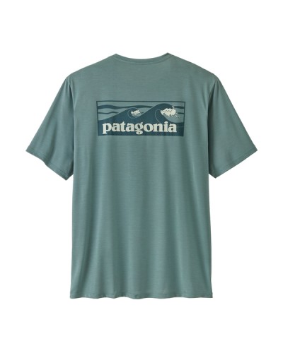 Tee Shirt Randonnée Homme Patagonia "M's Cap Cool Daily Shirt – Boardshort Logo"