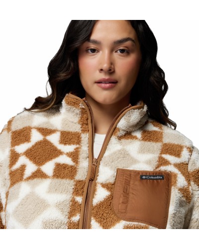 Veste Polaire Randonnée Femme Columbia "WEST BEND PRINT FULL ZIP II"