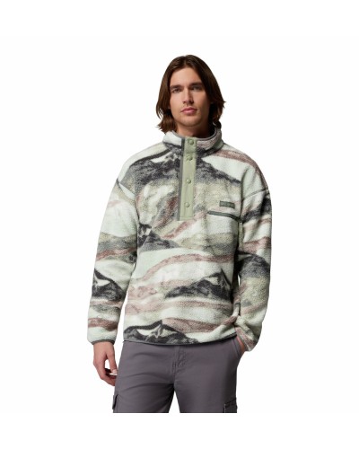 Sweat Polaire Homme Columbia "HELVETIA II PRINTED HALF SNAP FLEECE"