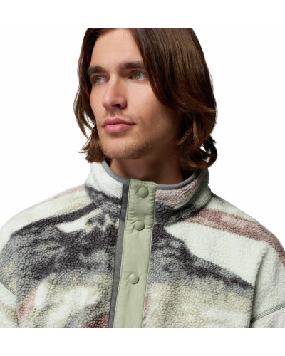Sweat Polaire Homme Columbia "HELVETIA II PRINTED HALF SNAP FLEECE"
