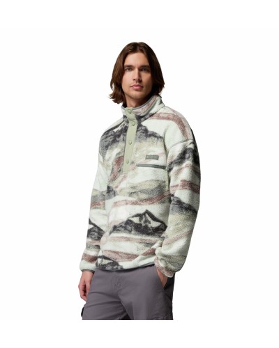 Sweat Polaire Homme Columbia "HELVETIA II PRINTED HALF SNAP FLEECE"