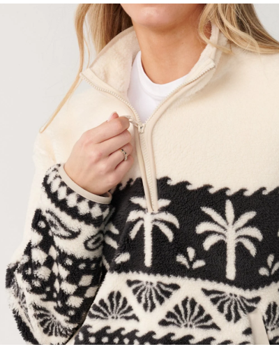 Sweat Polaire Femme Rip Curl "BOSSA NOVA 1/4 ZIP POLARFLEECE"