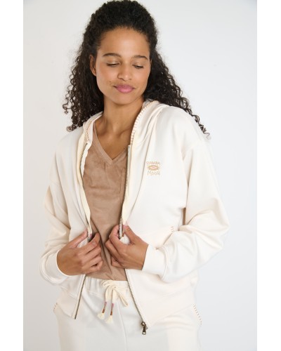 Sweat Zippé Capuche Femme Banana Moon "IVY BAYVIBE"
