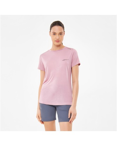 Tee-shirt Randonnée Femme en Bambou VIKING "Morain Bamboo Lady"
