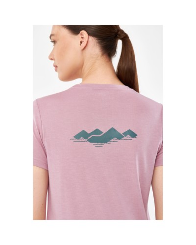 Tee-shirt Randonnée Femme en Bambou VIKING "Morain Bamboo Lady"