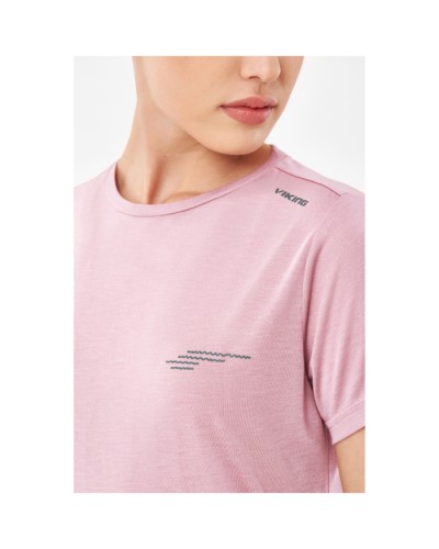 Tee-shirt Randonnée Femme en Bambou VIKING "Morain Bamboo Lady"