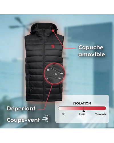 Doudoune Chauffante Sans Manches Adulte G-Heat "Evo"