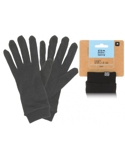 Sous Gants en Soie Elementerre "Slavey"