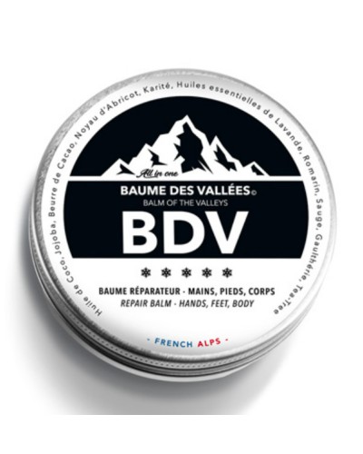 Baume des Vallées 100 ml – Baume Réparateur & Musculaire Naturel Made in France