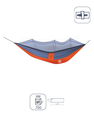 Hamac avec Moustiquaire Elementerre "Hopis"